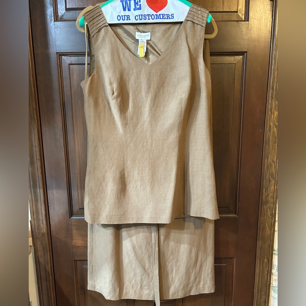2pc silk/linen set